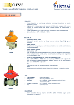 CLESSE orta basın&ccedil; reg&uuml;lat&ouml;rler