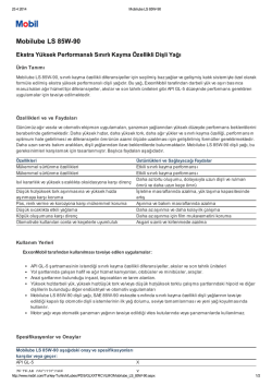 Mobilube LS 85W-90 - Ak