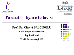 Paraziter diyare tedavisi, C&uuml;neyt Balcıoğlu