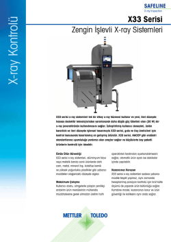 X-ray Kontrolü - METTLER TOLEDO