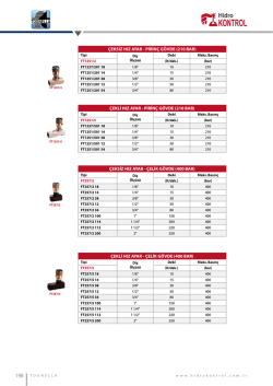 210 bar - Hidro Kontrol