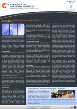 2011 yılında &ccedil;ıkarılan lisanssız elektrik &uuml;retimi y&ouml;netmeliği ile 2012