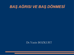 baş ağrısı ve baş d&ouml;nmesi