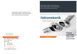 a3 broş&uuml;r - MK Hidromekanik Kaplama