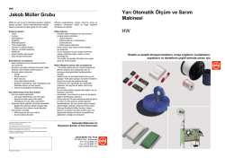 Yarı Otomatik Ölçüm ve Sarım Makinesi HW