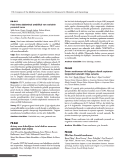 PDF Olarak İndir - Perinatal Dergi