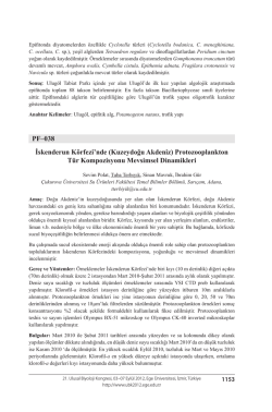 Kuzeydoğu Akdeniz - Biyoloji Kongreleri