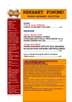 sayi85 - Rekabet Derneği