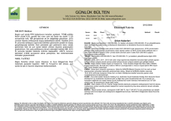 G&uuml;nl&uuml;k B&uuml;lten 25.12.2014