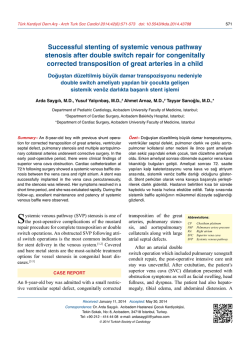 Successful stenting of systemic venous pathway stenosis after