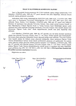 16.12.2014 imar ve bayındırlık komisyon raporu