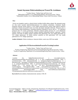 Application Of Electrooxidation Process For Treating
