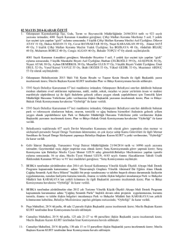 mayıs 2014 meclis karar &ouml;zetleri