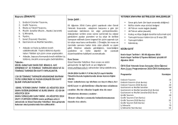 Başvuru (&Ouml;NKAYIT) - Yeditepe &Uuml;niversitesi