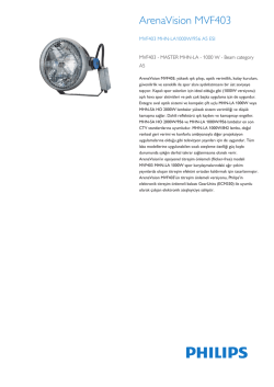 ArenaVision MVF403 spor projeksiyon armatürü