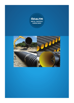 Metal Takviyeli Korige Boru Nedir?