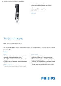 0,2 mm hassas ayar su ge&ccedil;irmez sakal d&uuml;zeltici