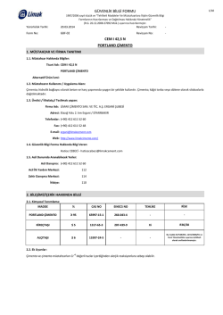 T&uuml;rk&ccedil;e - Limak &Ccedil;imento