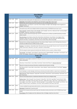 S&ouml;zel Bildiriler