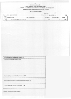 sAĞLıK BAKANLıĞı T&Uuml;RKİYE KAMU HASTANELERİ KURUMU