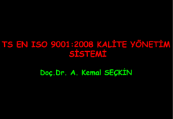 Do&ccedil;.Dr. A. Kemal SE&Ccedil;KİN - Bursa Teknik &Uuml;niversitesi