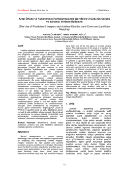 &Ccedil;&ouml;lkesen, İ., Yomralıoğlu, T. - Gebze Y&uuml;ksek Teknoloji Enstit&uuml;s&uuml;