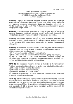 Yrd. Do&ccedil;. Dr. M&uuml;h. Şenol Şahin / 1 10- Ekim