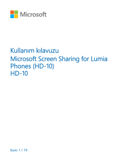 Microsoft Screen Sharing for Lumia Phones (HD-10