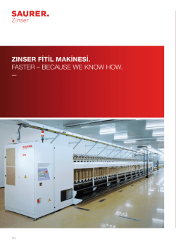 zınser fitil makinesi. faster – because we know how.