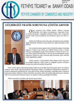 Sayı- 19 - Fethiye Ticaret ve Sanayi Odası