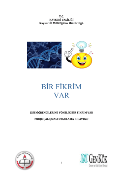 BİR FİKRİM VAR
