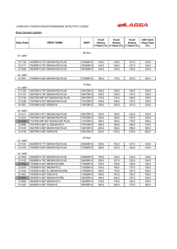 Kış Lastiği (pdf) - Bayraktar Oto Lastik