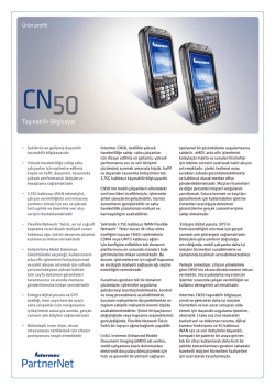 D&Ouml;K&Uuml;MAN İNDİRIntermec CN50 Tr