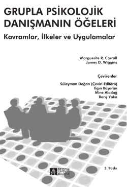 grupla psikolojik danışmanın &ouml;ğeleri