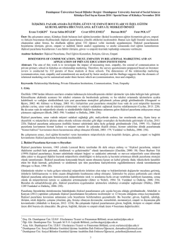 k&uuml;tahya il - Dumlupınar &Uuml;niversitesi