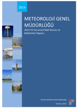 2014 başlangı&ccedil; &ouml;deneği - Meteoroloji Genel M&uuml;d&uuml;rl&uuml;ğ&uuml;
