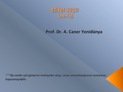 Eziyet su&ccedil;u