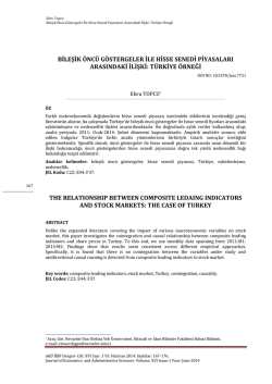 pdf dosyası - Afyon Kocatepe &Uuml;niversitesi İktisadi ve İdari Bilimler