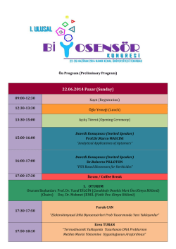 22.06.2014 Pazar (Sunday) - E