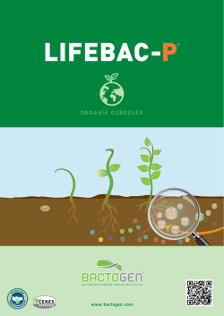 Katalog İndir - Bactogen Biyoteknolojik &Uuml;r&uuml;nler
