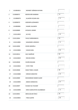 İnsaat muhendisligi matematik 1