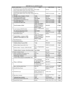 mikrobiyoloji laboratuvarı