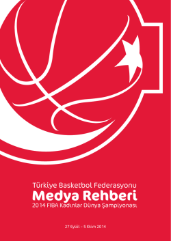 Medya Rehberi - T&uuml;rkiye Basketbol Federasyonu