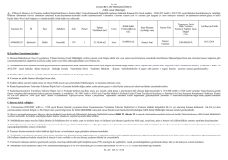 İLAN ŞANLIURFA DEFTERDARLIĞINDAN