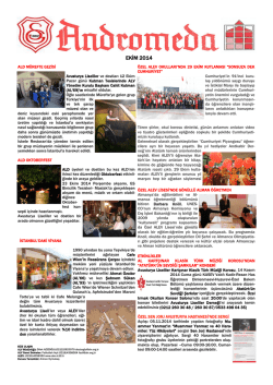 Andromeda Ekim 2014 sayısı (pdf)