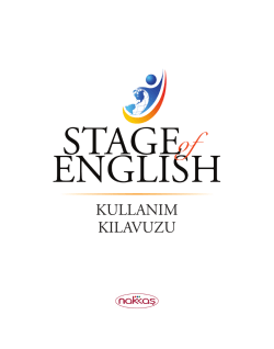 nasıl &ccedil;alışmalı? - STAGE OF ENGLISH
