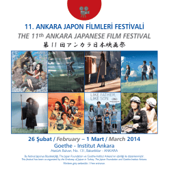 11. ANKARA JAPON FİLMLERİ FESTİVALİ THE 11th ANKARA