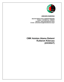 AVUKAT - Ankara Barosu