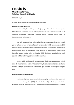 Oksimis - Mistav İla&ccedil;