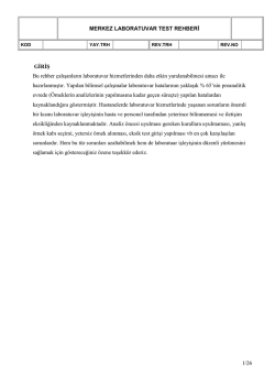 laboratuvar test kitabı